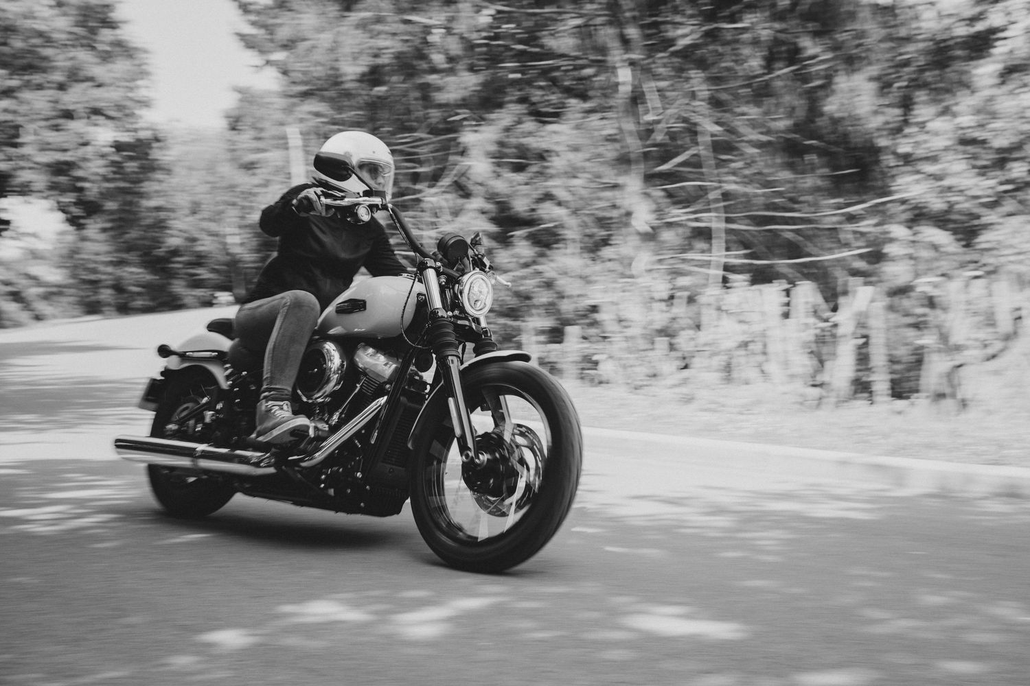 Cession shooting roulage avec a team Harley-Davidson sur le wheels & Waves 25