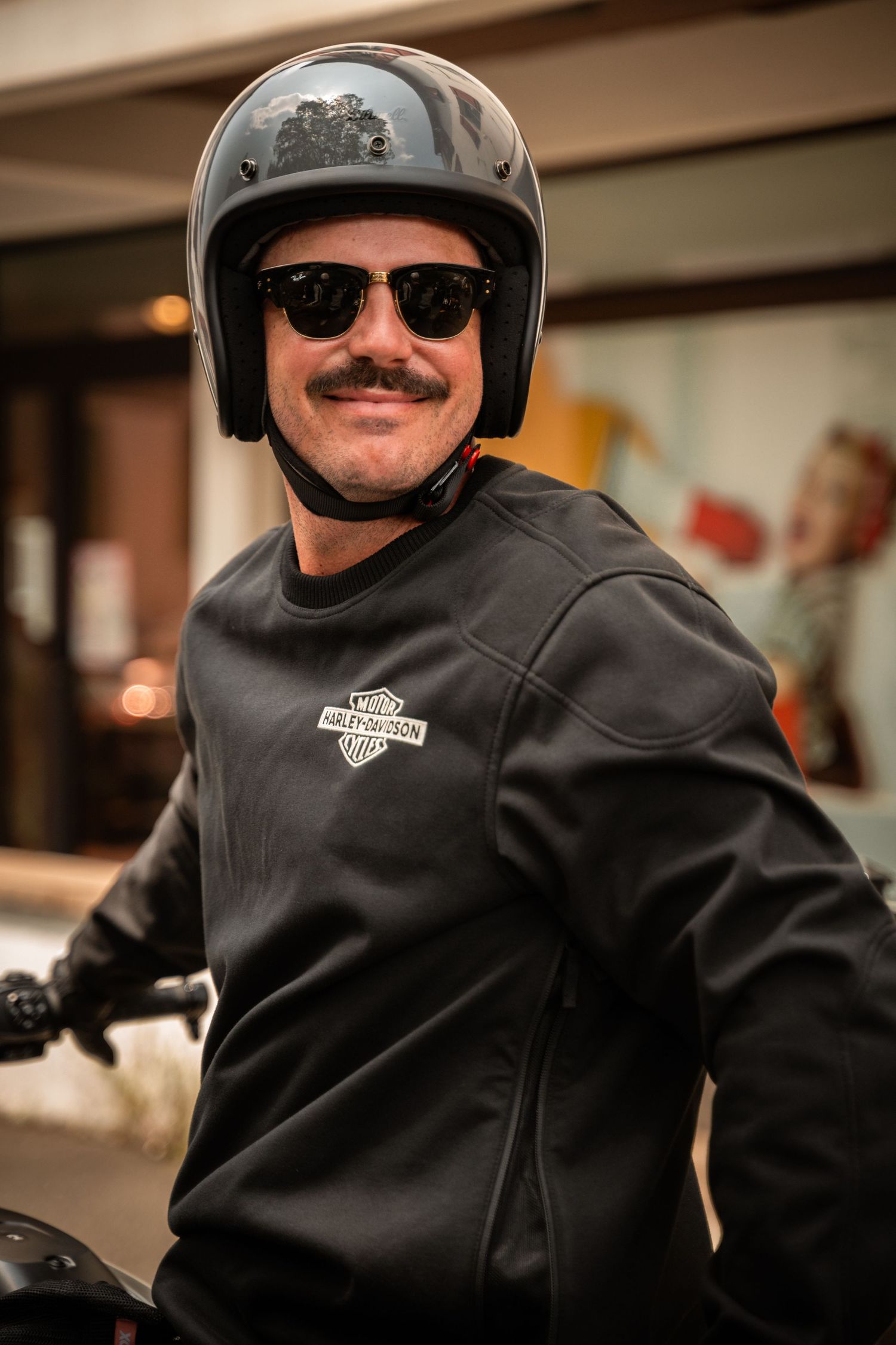 Cession shooting roulage avec a team Harley-Davidson sur le wheels & Waves 25