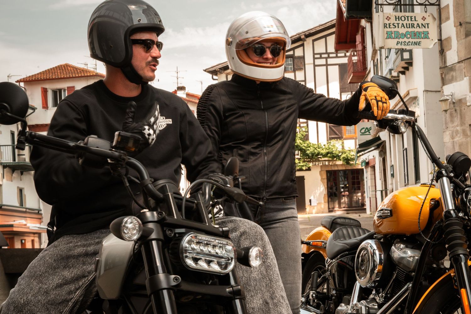 Cession shooting roulage avec a team Harley-Davidson sur le wheels & Waves 25