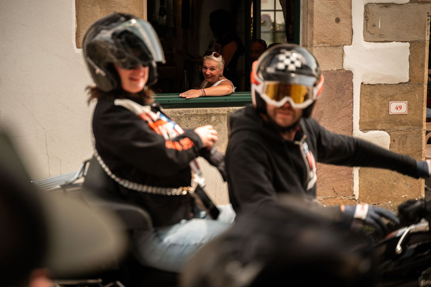 Cession shooting roulage avec a team Harley-Davidson sur le wheels & Waves 25