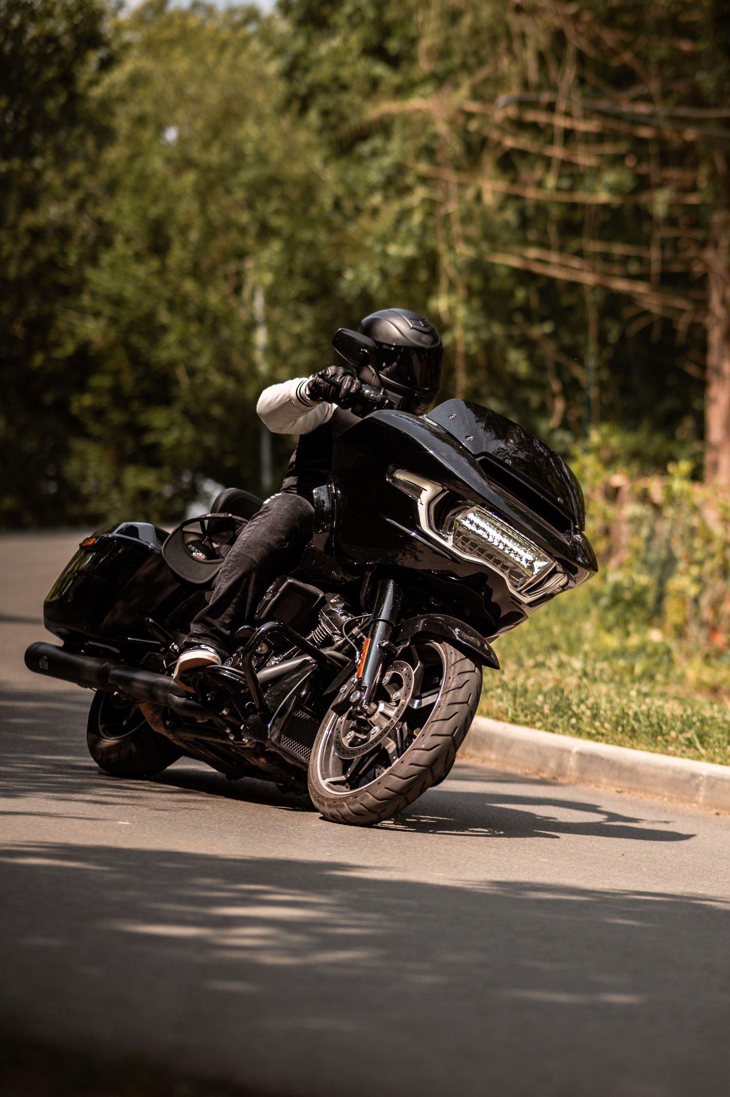 Cession shooting roulage avec a team Harley-Davidson sur le wheels & Waves 25