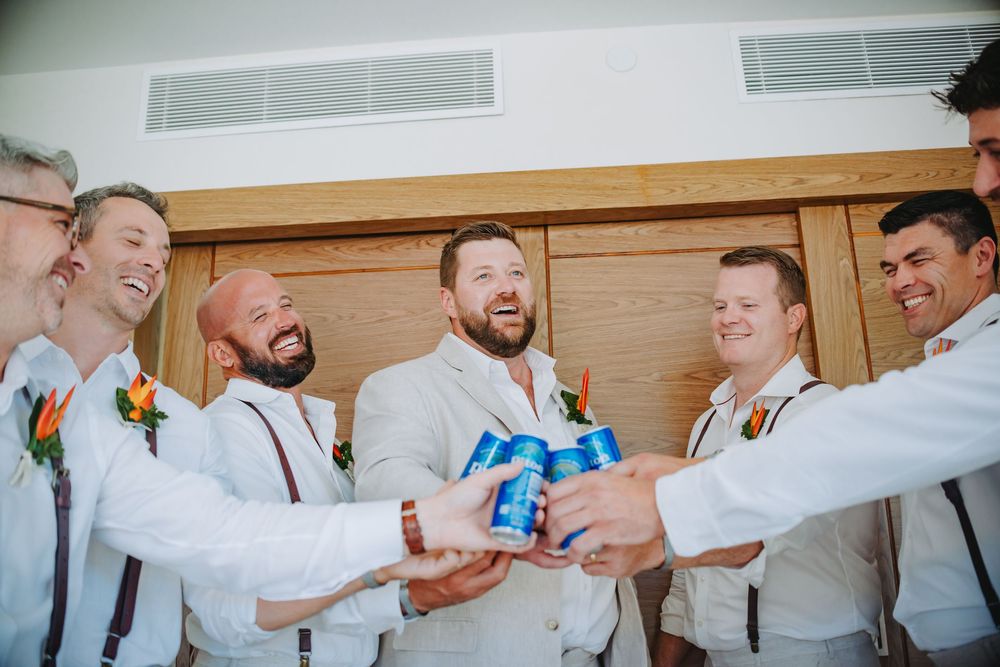 Tropical St Lucia destination wedding at Royalton beach resort