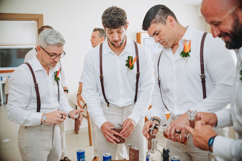 Tropical St Lucia destination wedding at Royalton beach resort
