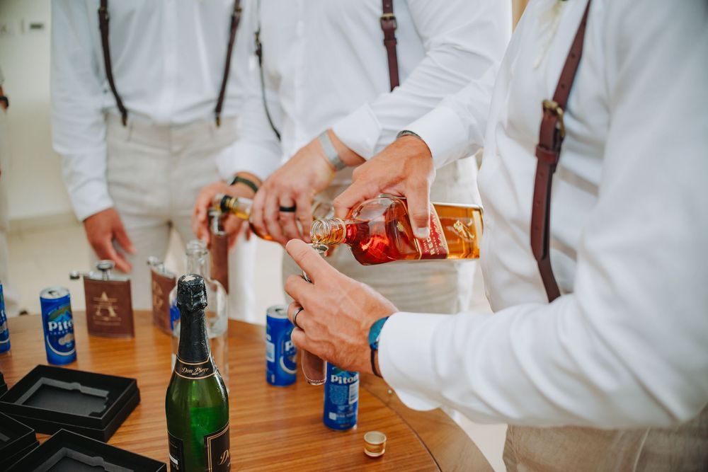 Tropical St Lucia destination wedding at Royalton beach resort