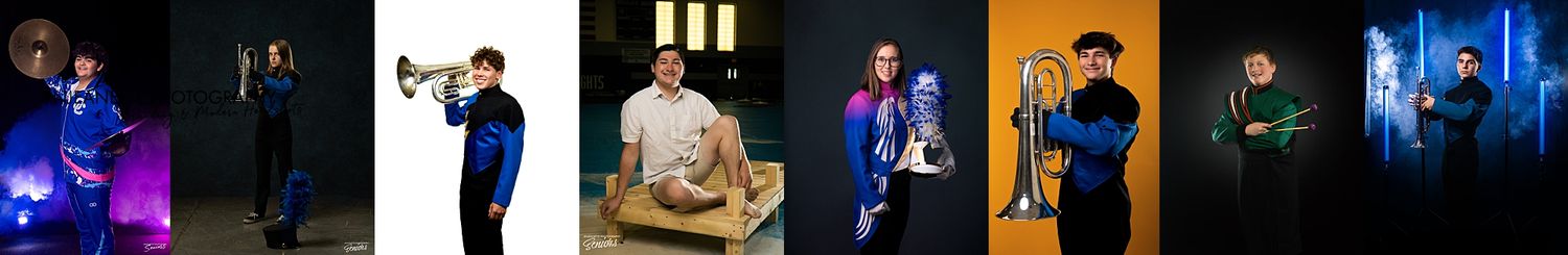 Team Sports MARCHING BAND Banner Pictures Phoenix Arizona by Anjeanette Photography Graduation High School Seniors AZ