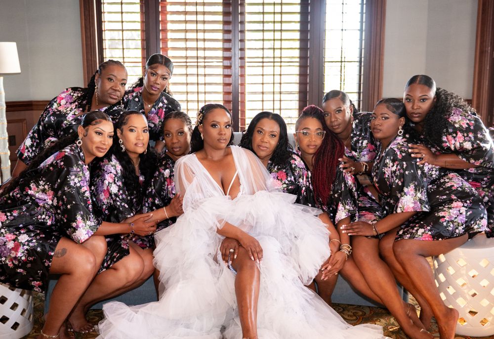 Editorial-style bridal fashion portrait by wedding photographers in Palm Beach