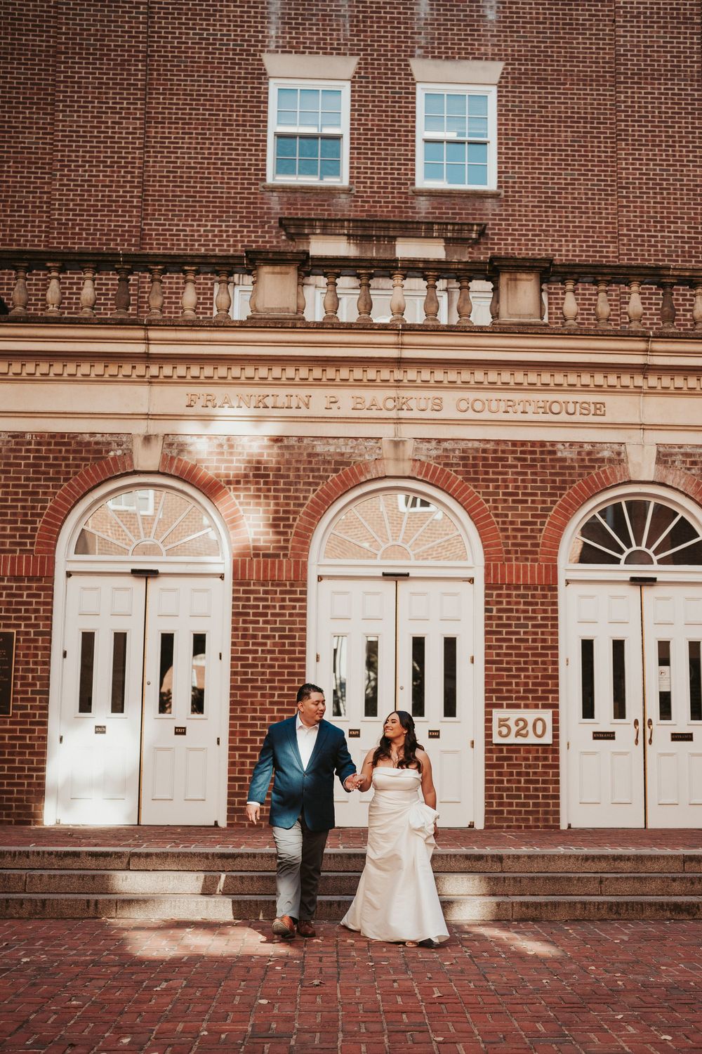Micro wedding in Old Town Alexandria. Photographed by Joey Rushfield of the DMV area.