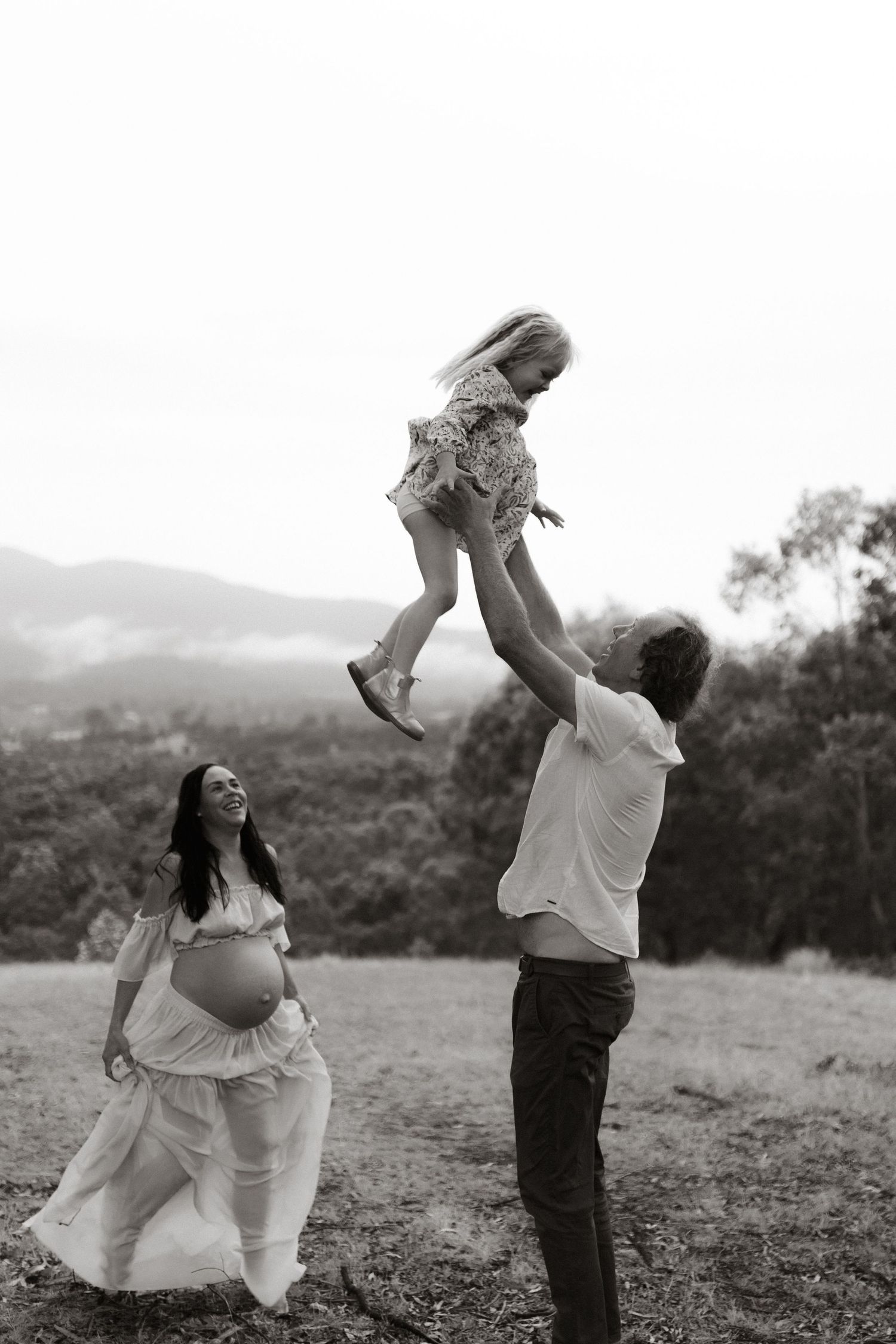 family outdoors