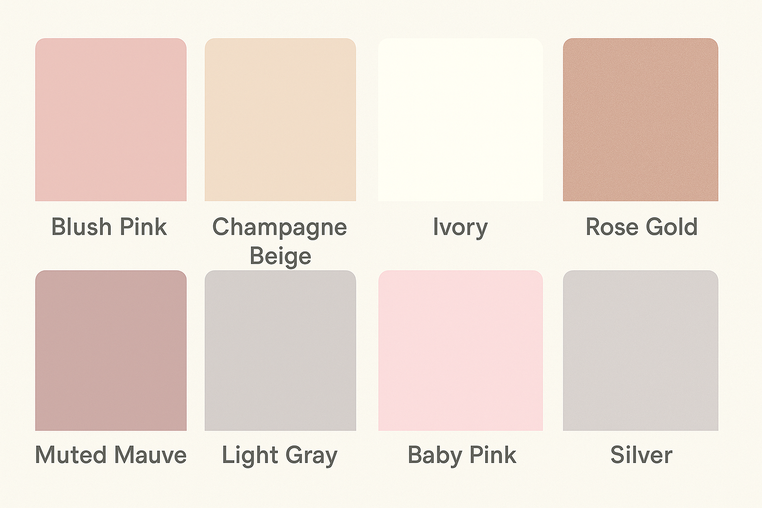 christmas color swatches