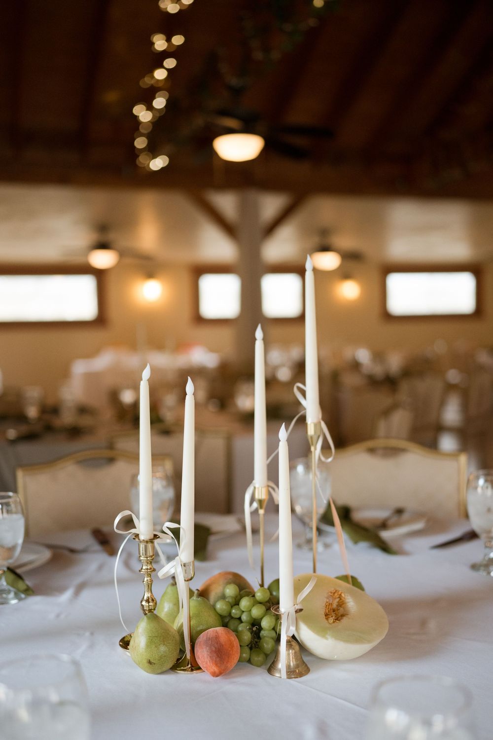 wedding table decor ideas with fruit