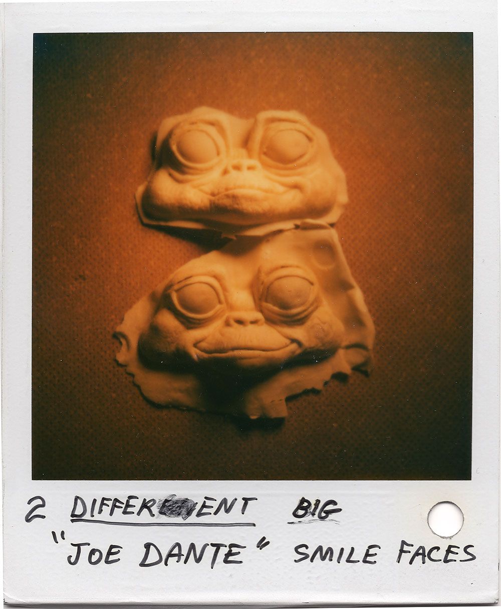 Mogwai puppet faces from Gremlins