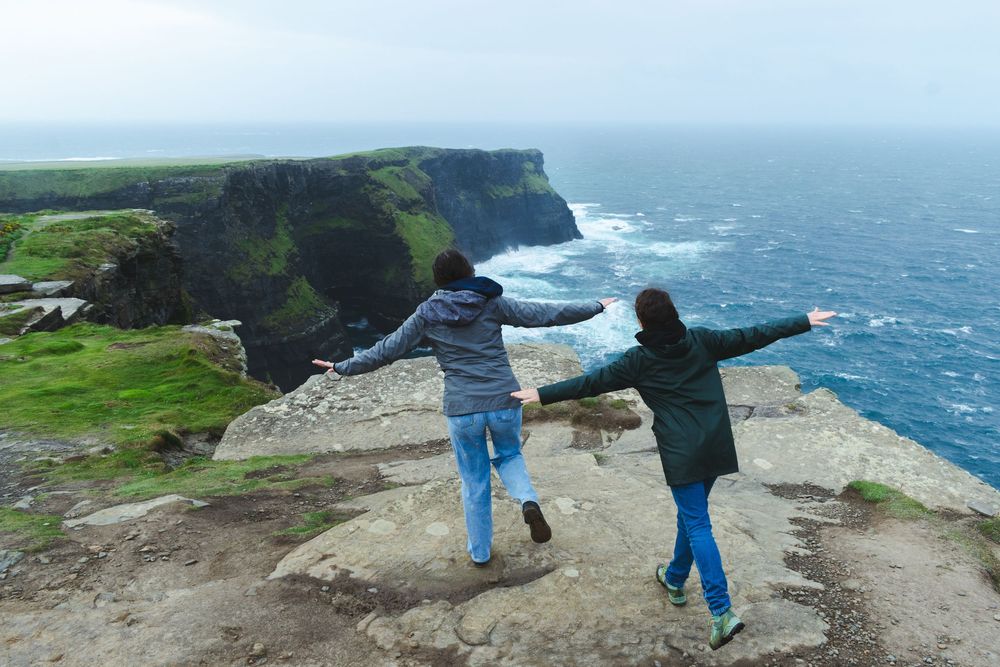Cliffs of Moher - road trip en van en irlande