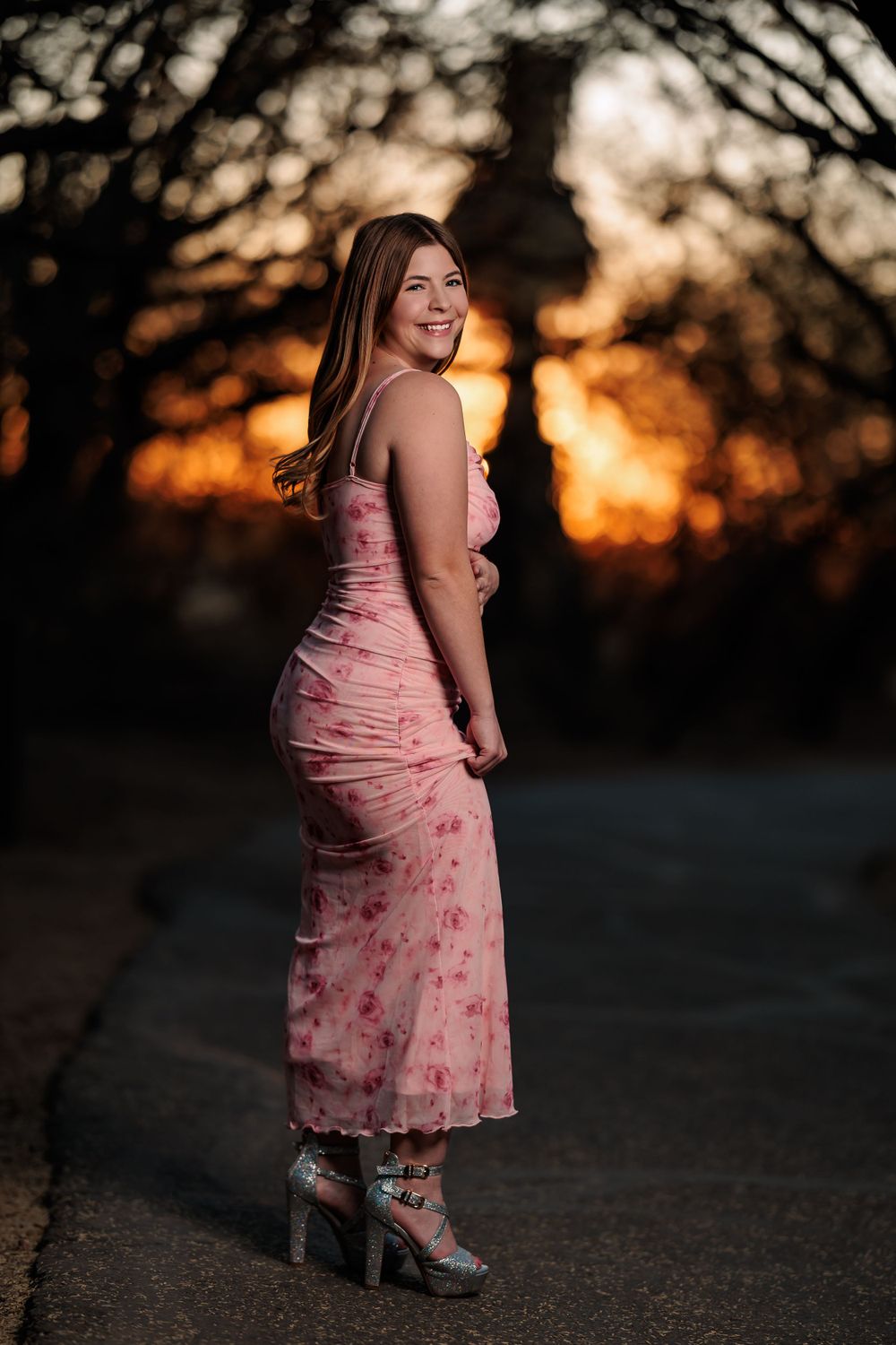 Tucson, Arizona high school grad picture, senior pictures, Tucson Senior Photographer, sunset, Agua Caliente Park, dramatic, senior girl
