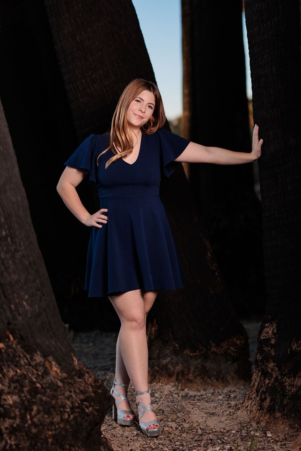Tucson, Arizona high school grad picture, senior pictures, Tucson Senior Photographer, sunset, Agua Caliente Park, golden, desert, girl