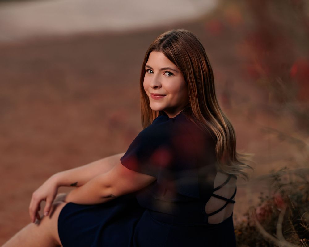 Tucson, Arizona high school grad picture, senior pictures, Tucson Senior Photographer, sunset, Agua Caliente Park, dramatic, senior girl
