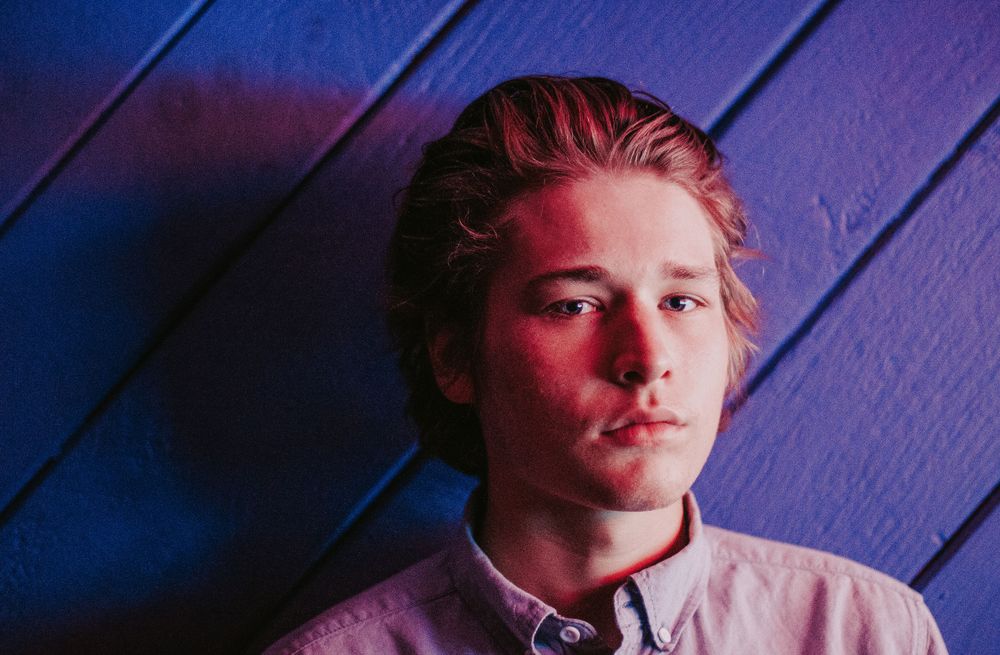 Promotional portrait session for musician Casey Bolles in Baltimore, MD. Photographed by Joey Rushfield of the DMV area.