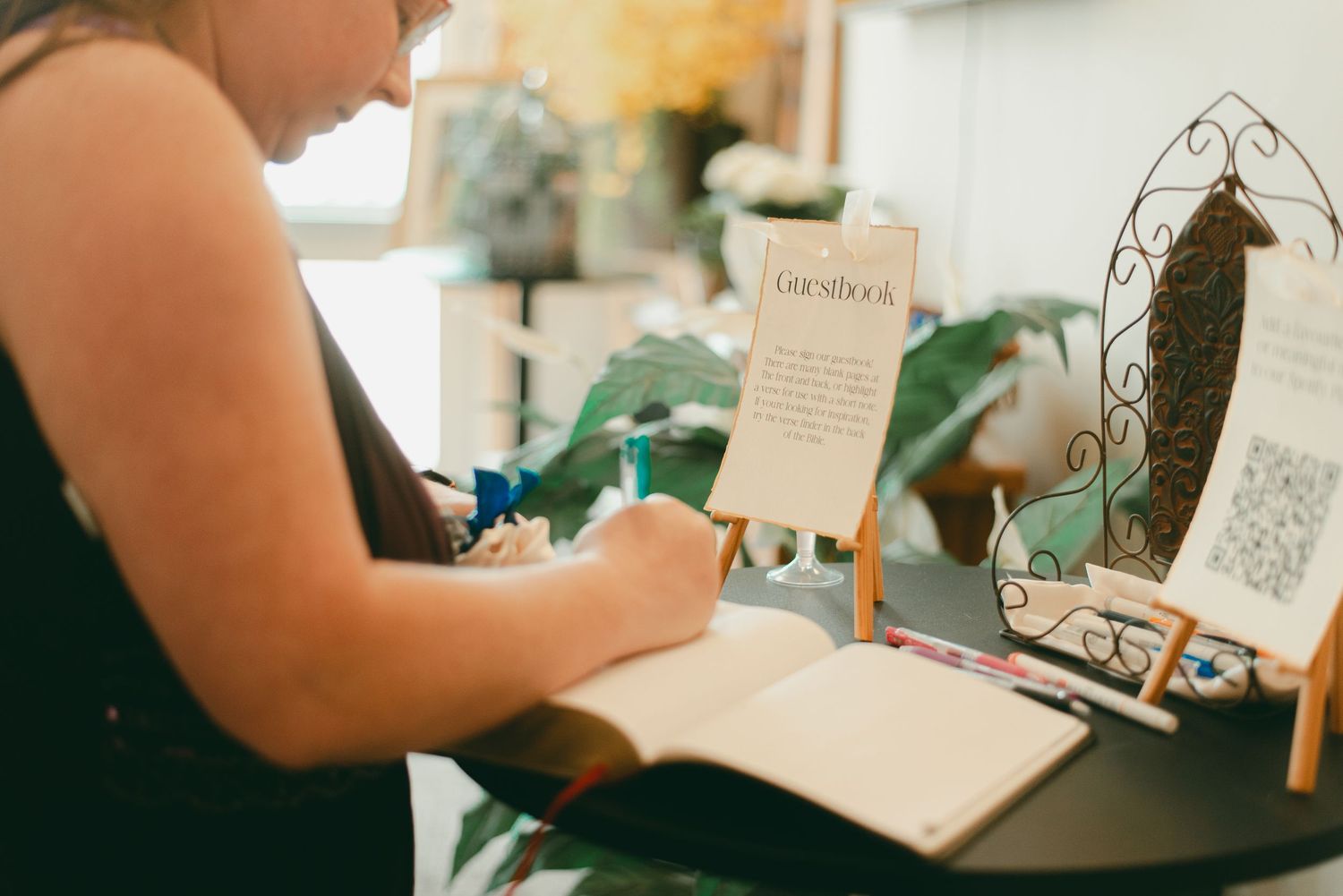Wedding guest book