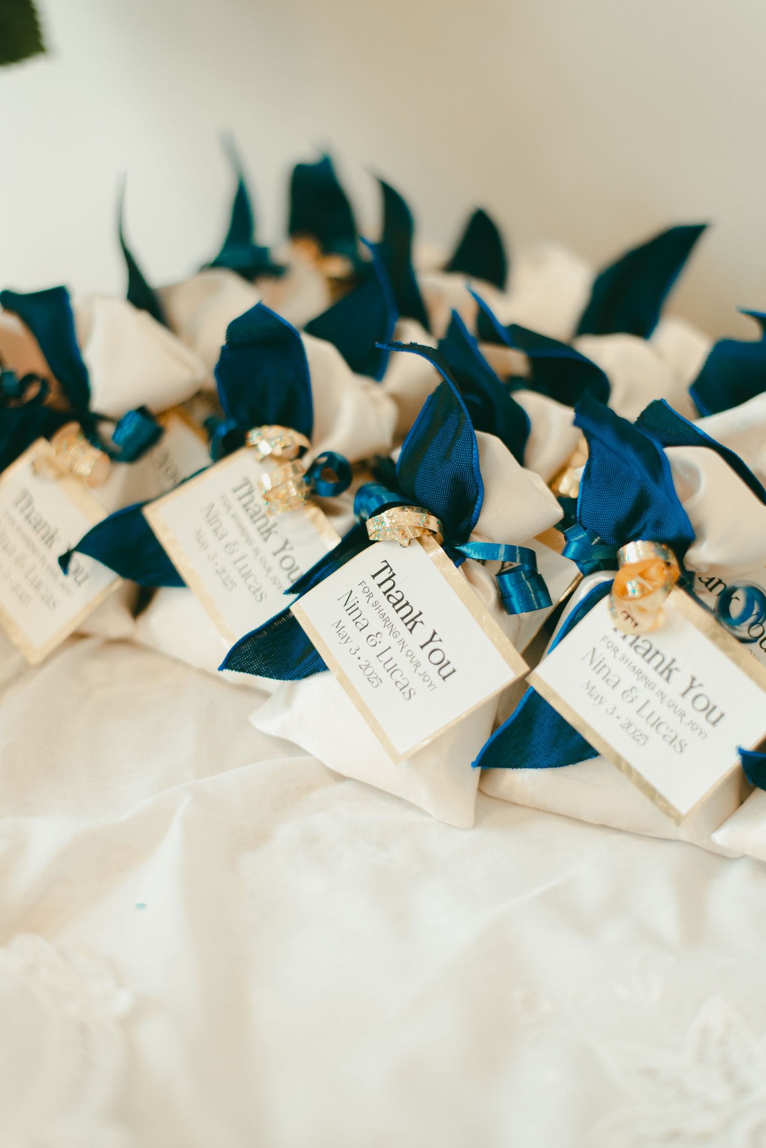Chocolate wedding guest thank you gifts