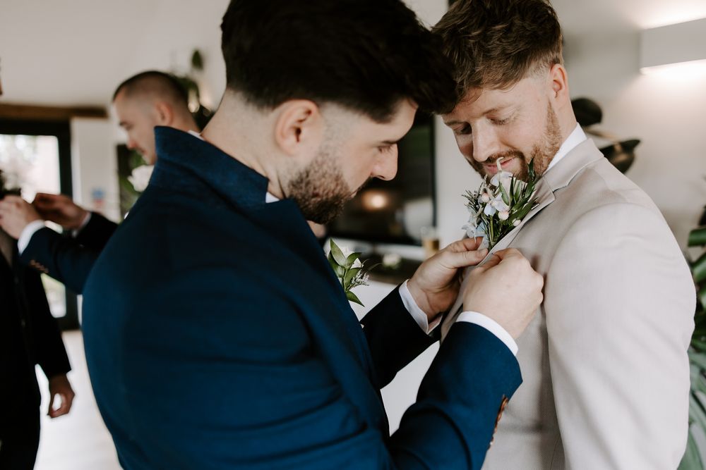 Thirsk Lodge Barns wedding prep