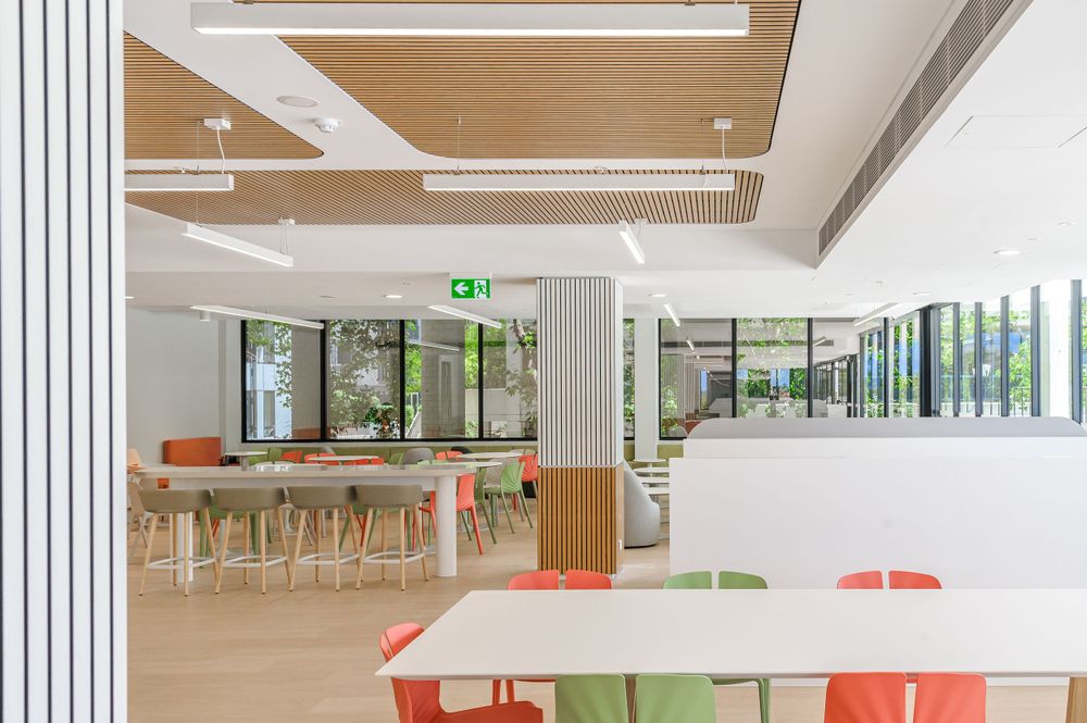 Dining area at Reddam House North Shore, Sydney. © SIX84 Photography
