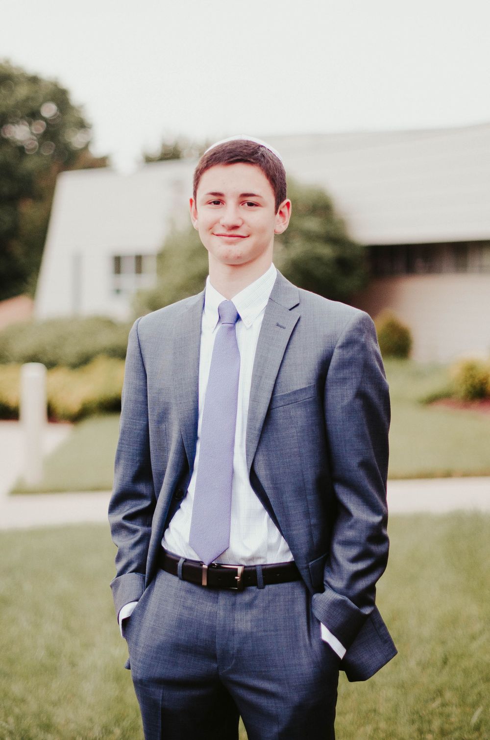 Olney, MD Bar Mitzvah Portrait. Photographed by Joey Rushfield of the DMV area.