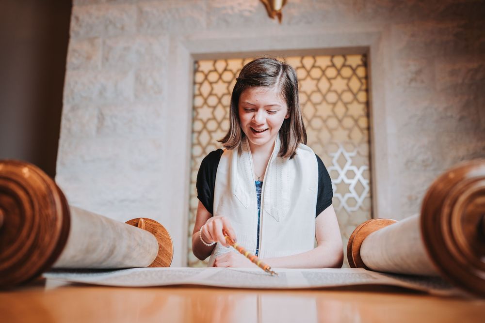 Leah's Bat Mitzvah at Temple Isaiah in Scaggsville, MD.