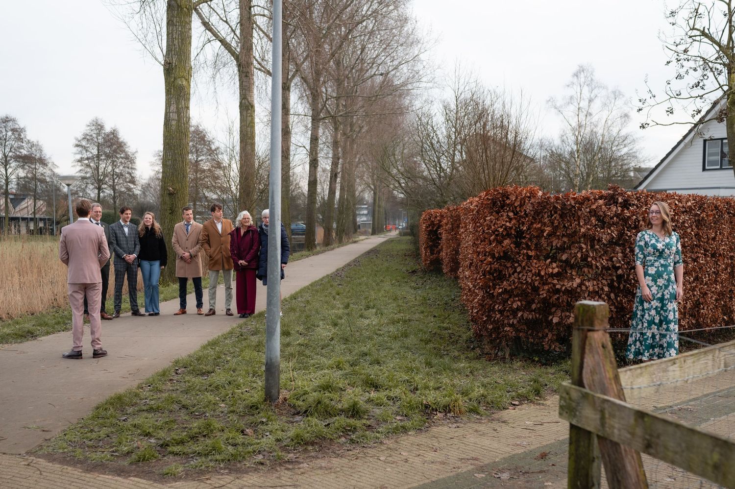 First look bij het Binnenveld, Wageningen - Elles Yanna Photography