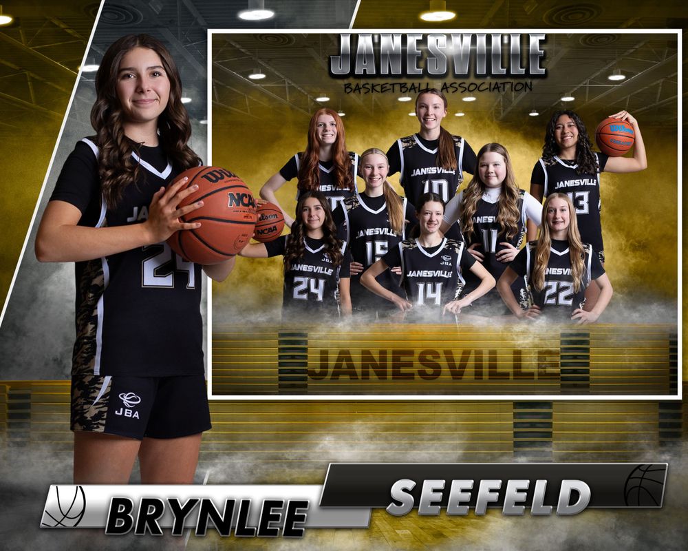 Janesville Wisconsin Photographer. Sports Photography. Sport. Portrait. Basketball. Janesville Basketball Association.