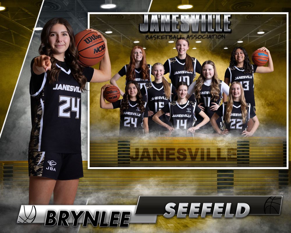 Janesville Wisconsin Photographer. Sports Photography. Sport. Portrait. Basketball. Janesville Basketball Association.