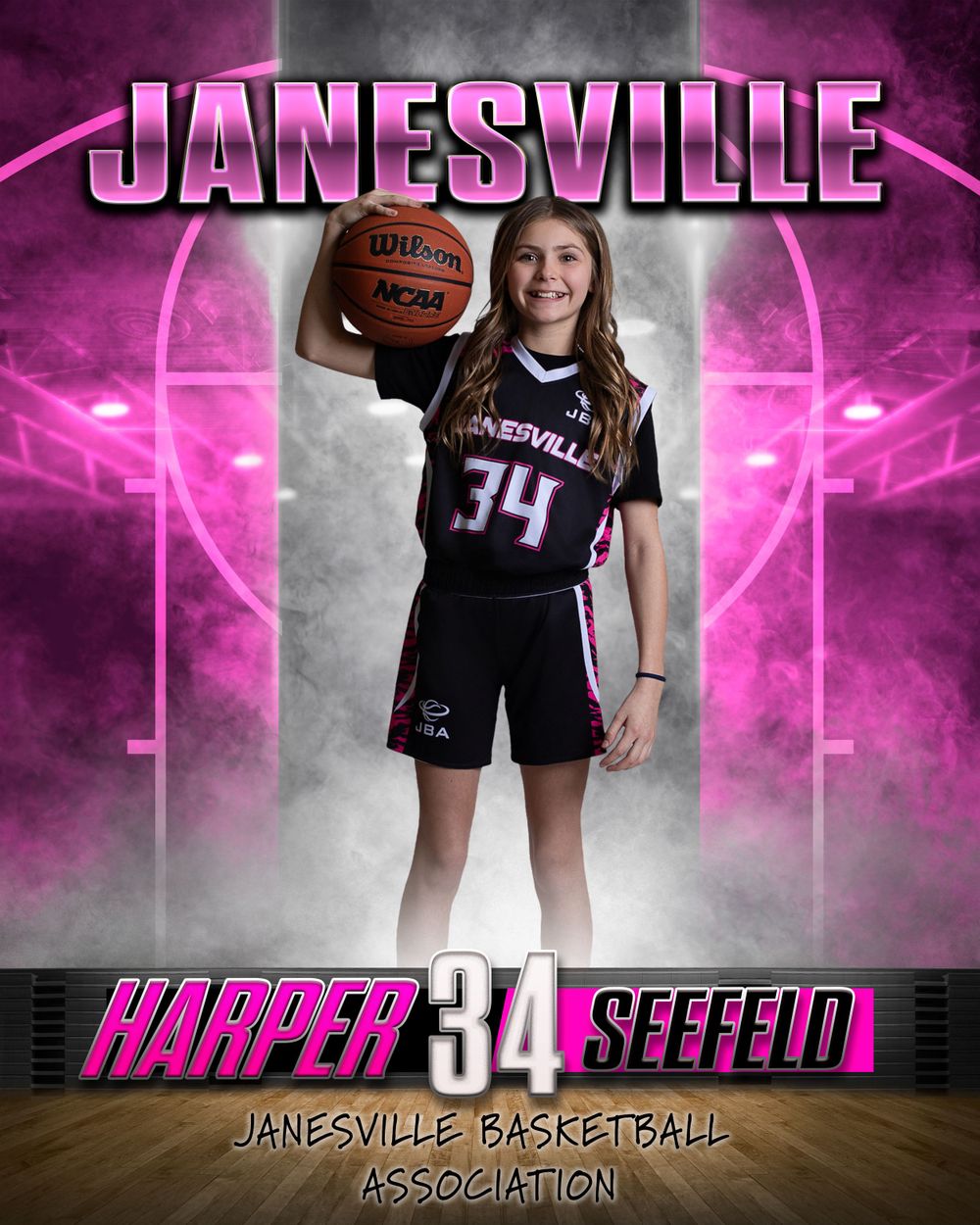 Janesville Wisconsin Photographer. Sports Photography. Sport. Portrait. Basketball. Janesville Basketball Association.