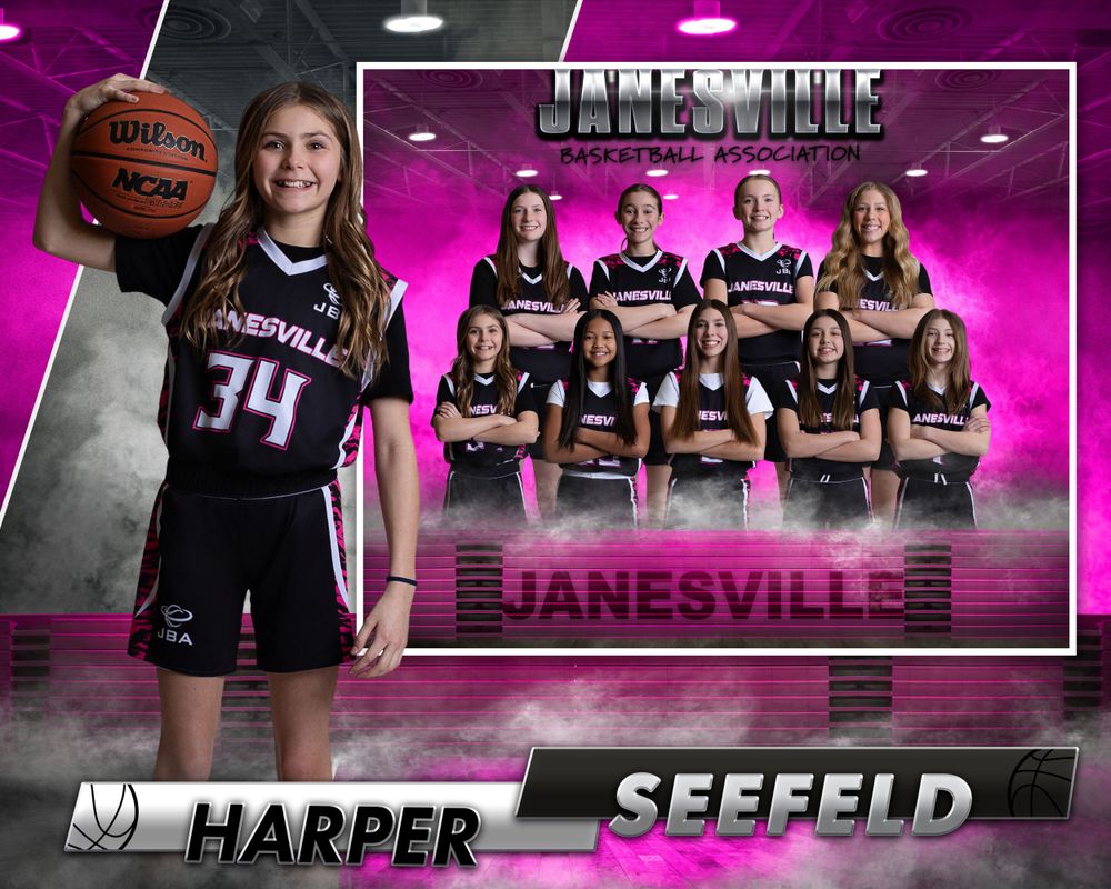 Janesville Wisconsin Photographer. Sports Photography. Sport. Portrait. Basketball. Janesville Basketball Association.