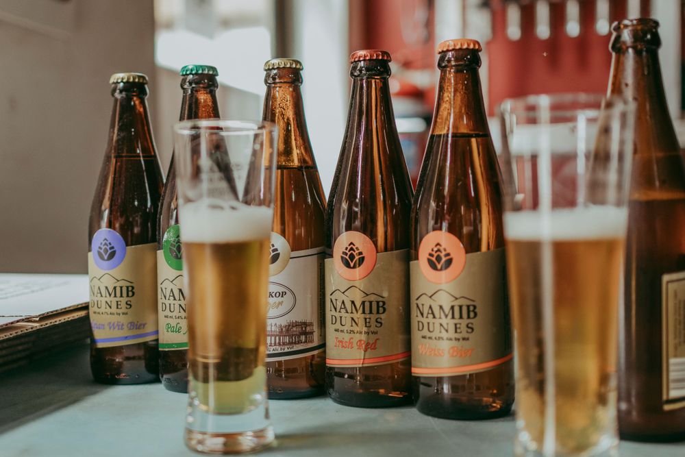 Beer tasting in Swakopmund artisan tour