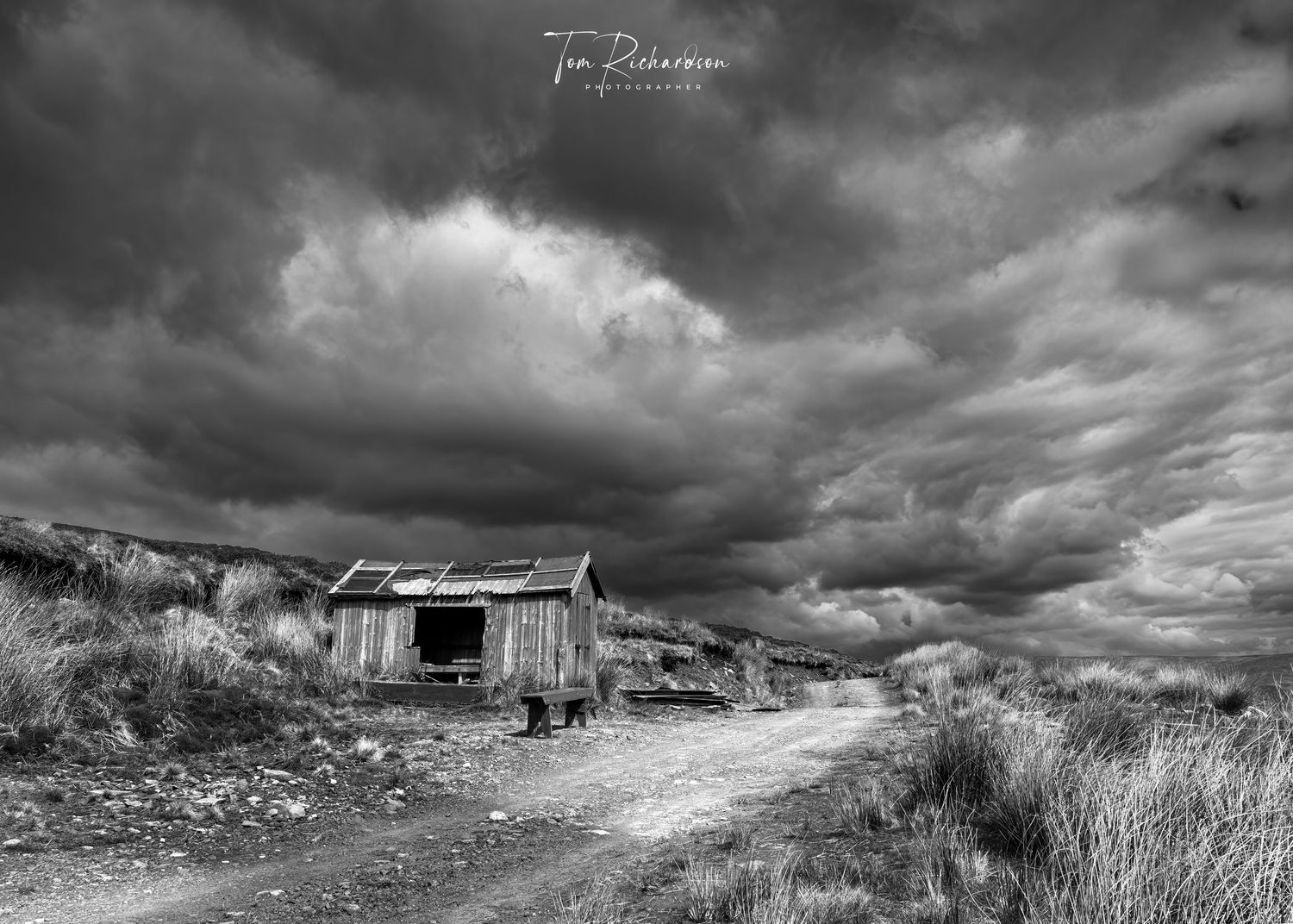 Old shooters cabin above Hareden Valley, Forest of Bowland