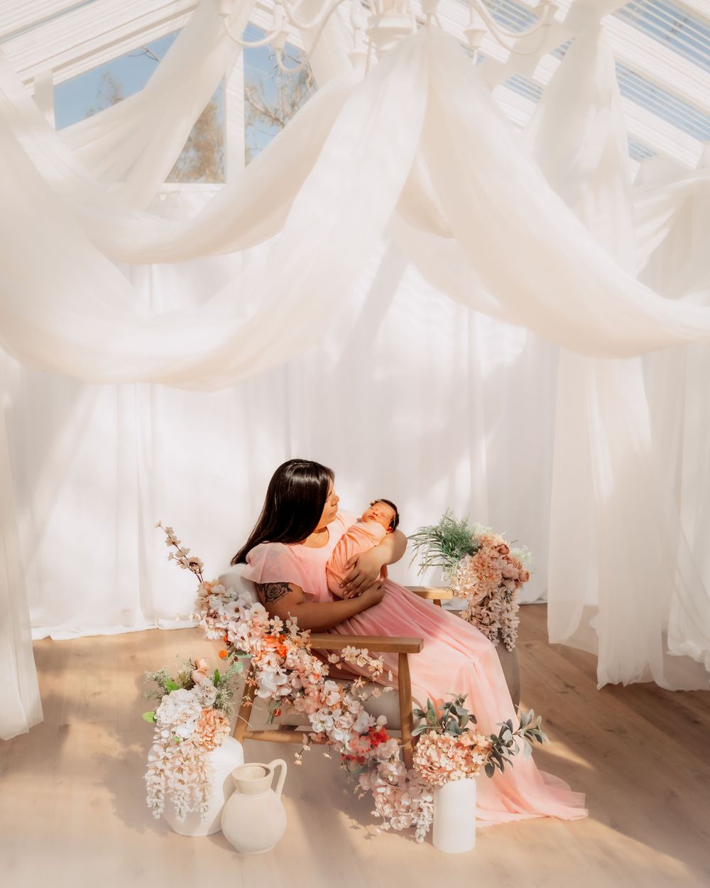 Dreamy newborn photographer near Fontana California
