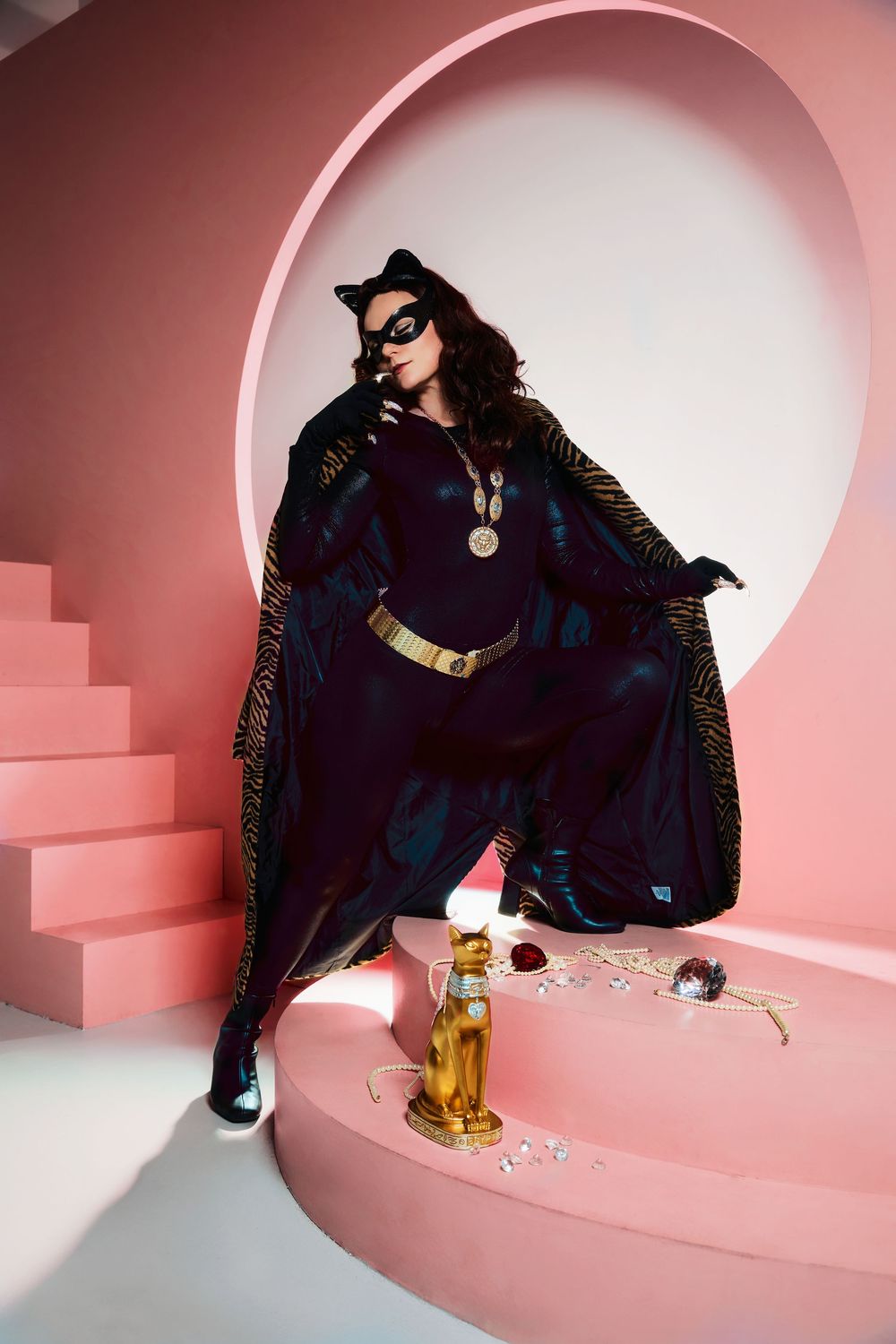 Dallas cosplay photographer, plano cosplay photographer, Adam West Batman Catwoman, Newmar Catwoman, Catwoman cosplay