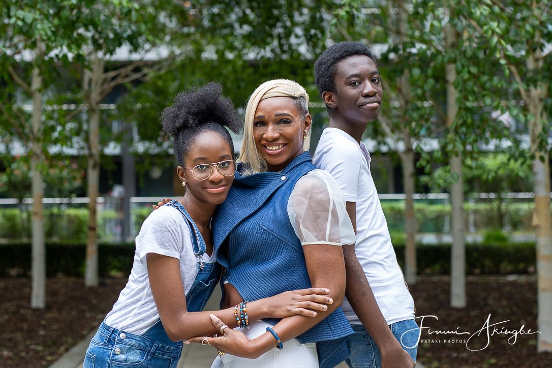 Outdoor family photoshoot, captured by Funmi Akingbe for Pataki Photos
