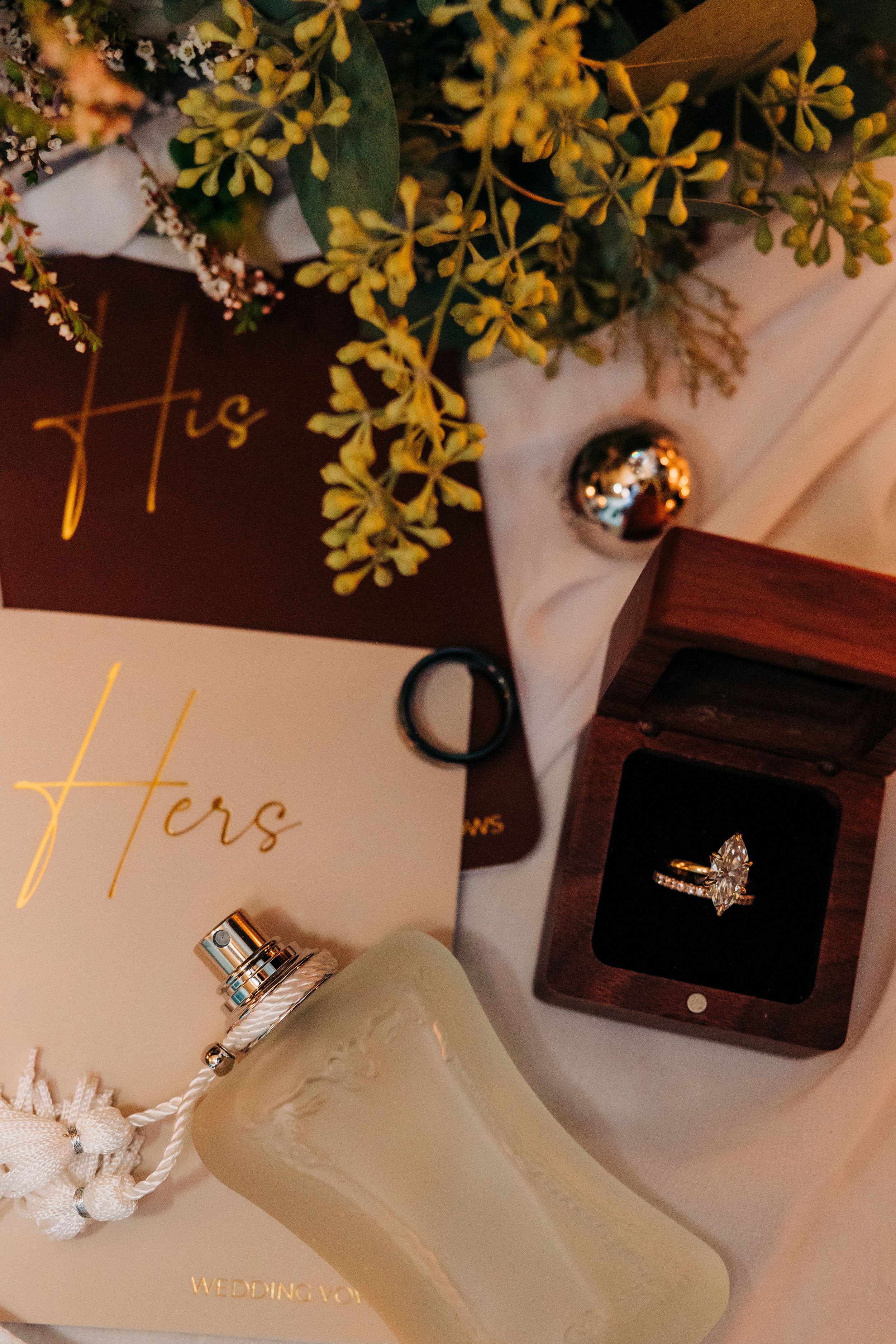 Rustic backyard wedding reception setup in Fort Worth, TX with summer decor and candlelight