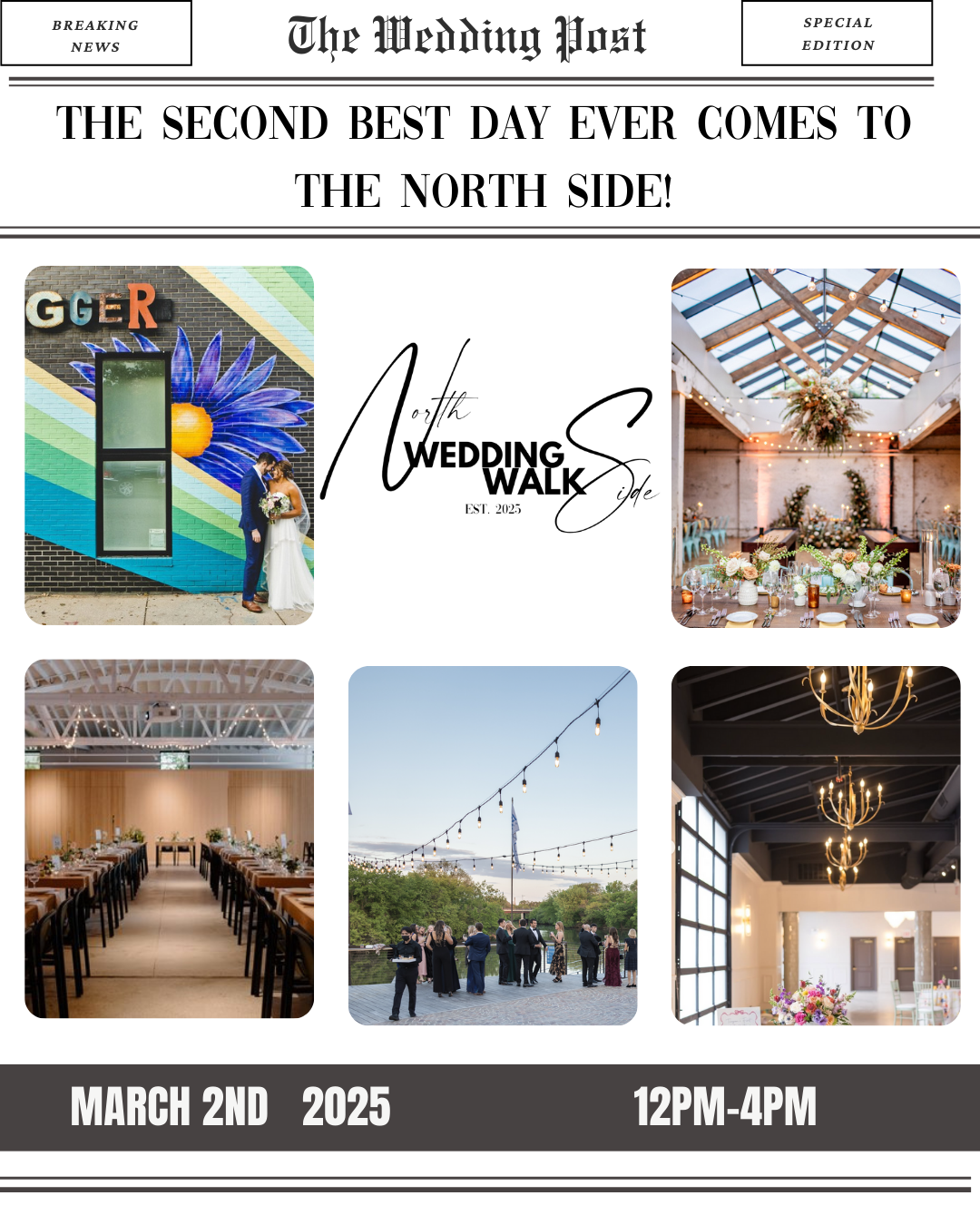 North Side Wedding Walk Promo Banner