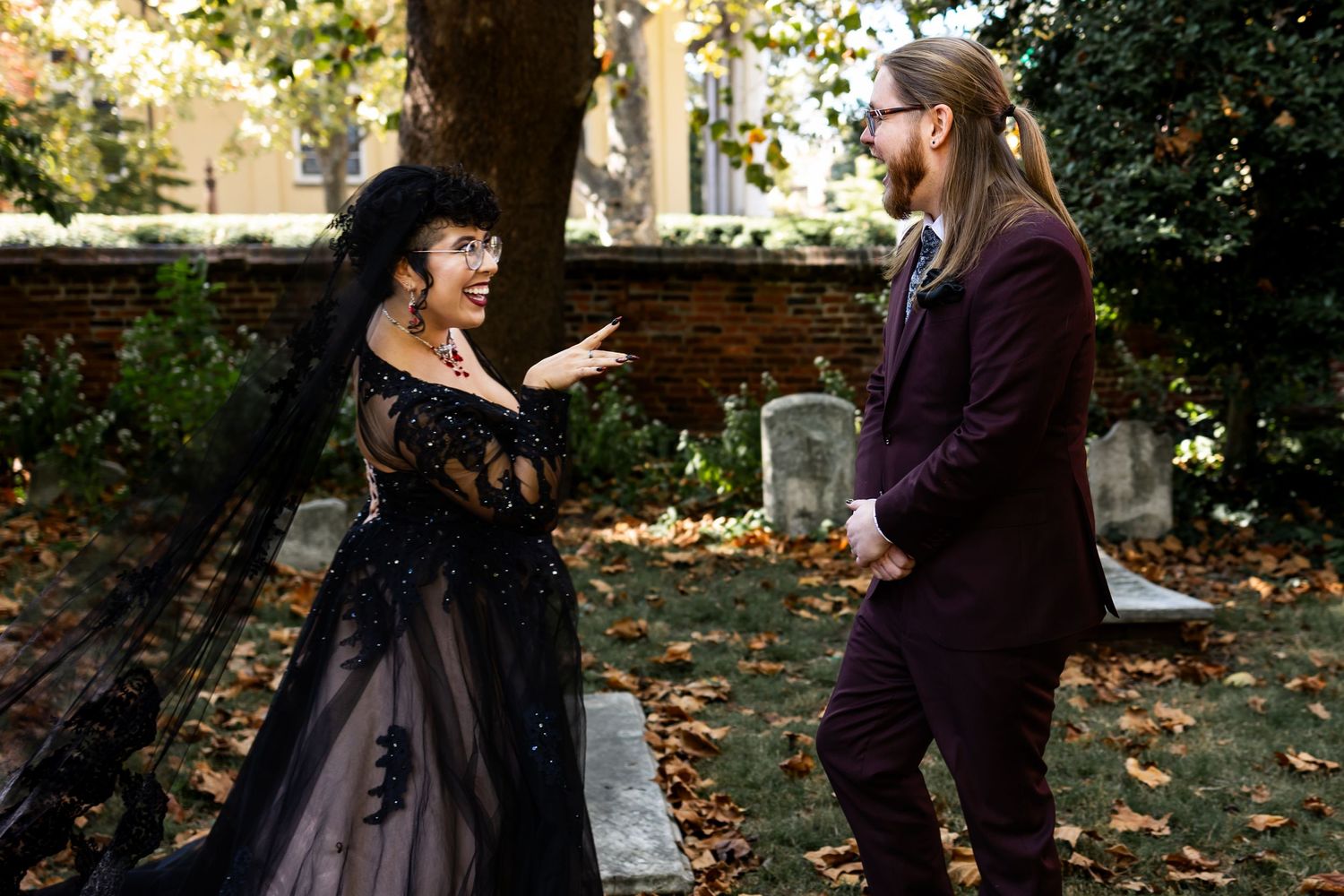 gothic philadelphia wedding