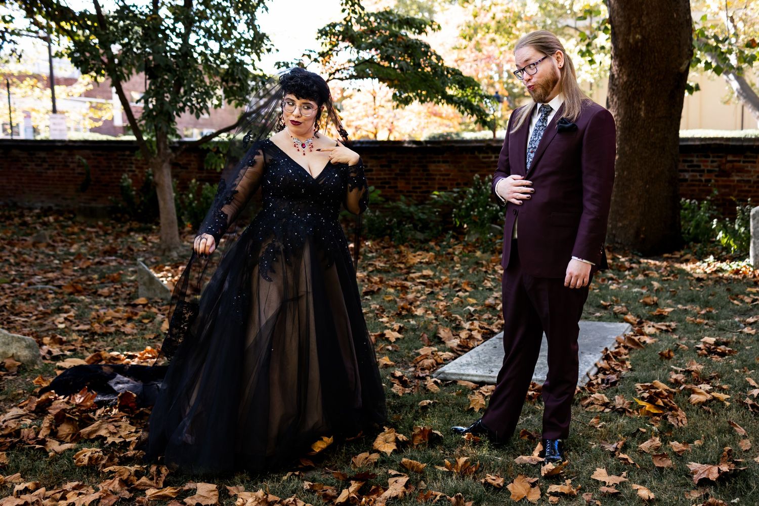 Gothic Philadelphia wedding