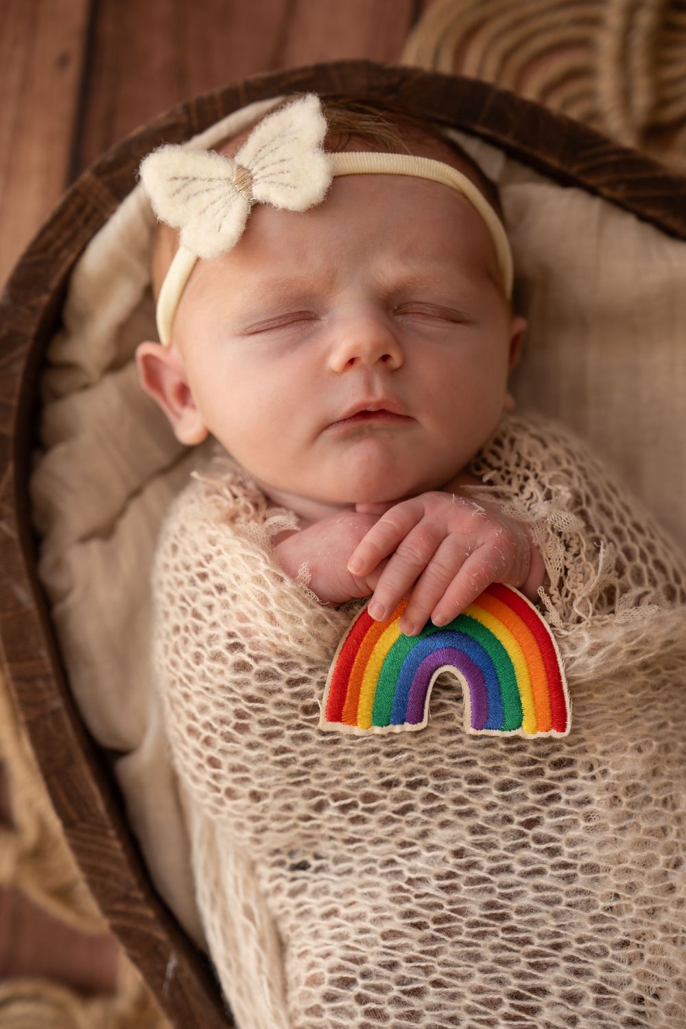 rainbow baby newborn photography Wollongong