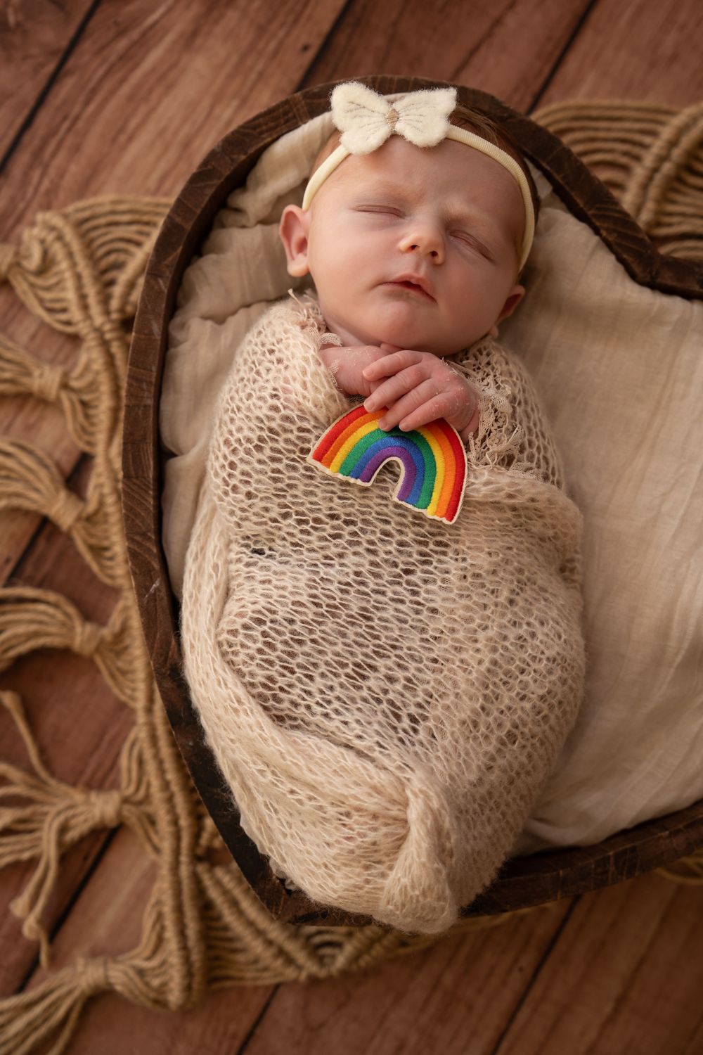 rainbow baby newborn photographer Wollongong