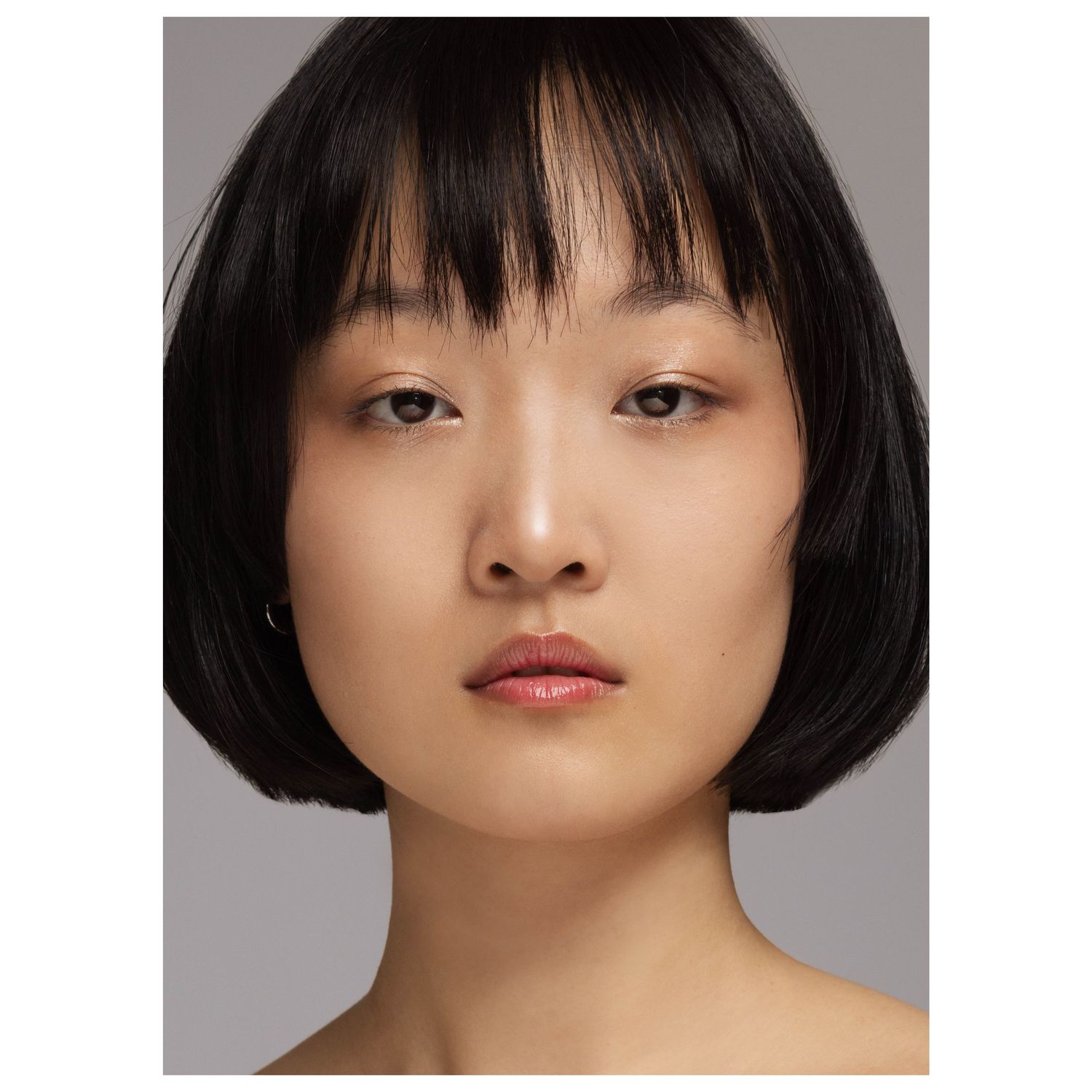 Beauty shoot with long island model with soft glam at long island photo studio