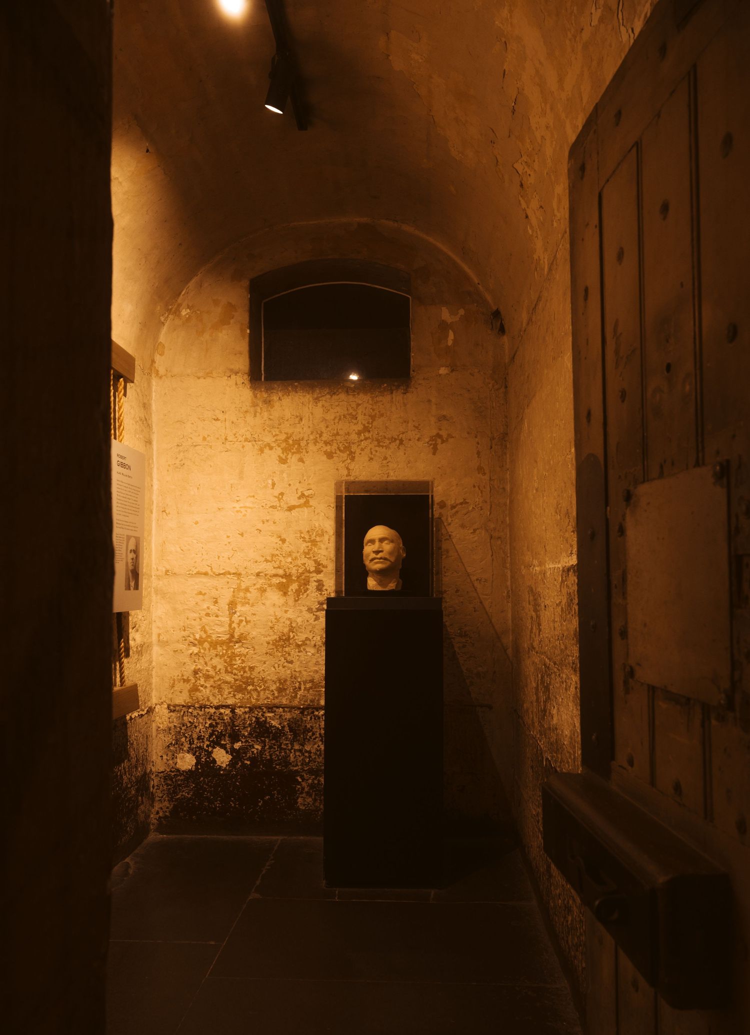 National Trust Ned Kelly themed dinner at Old Melbourne Gaol - heritage event photography Melbourne