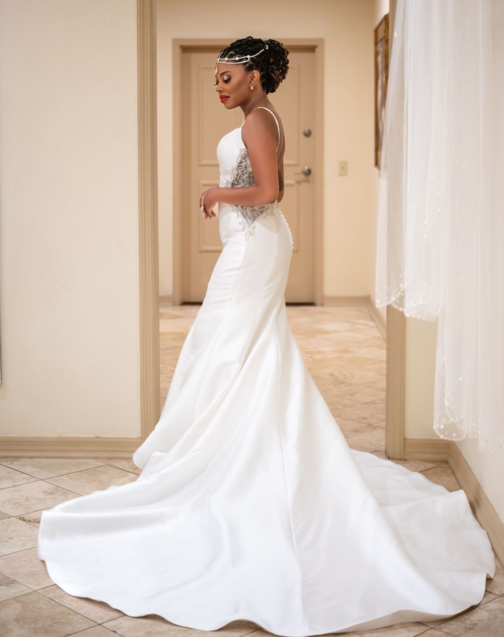 Florida destination wedding photographers capturing bridal makeup session