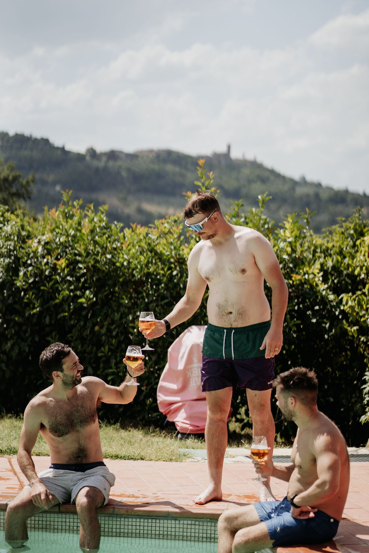 Outdoor wedding photography in Italy