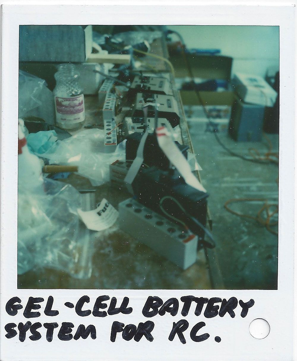 Gizmo's Corvette Movie Prop alongside it's remote control