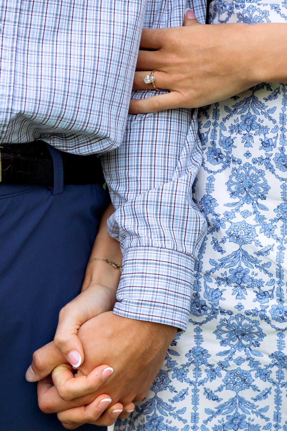 Surprise proposal moment at Athens Country Club - close up of the ring captured by Athens GA photographer Ansley Howe