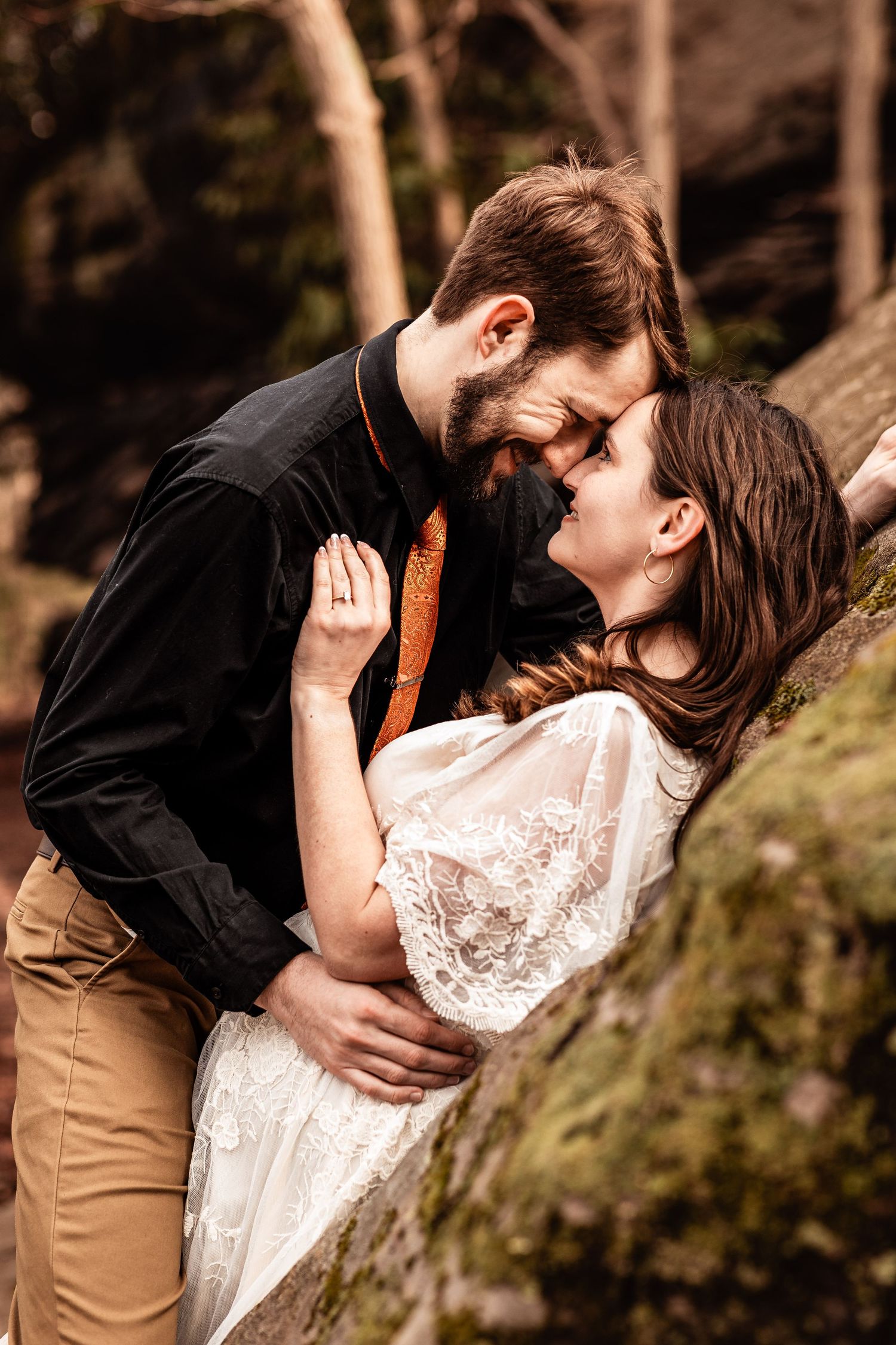 WV engagement session at Coopers Rock State Park