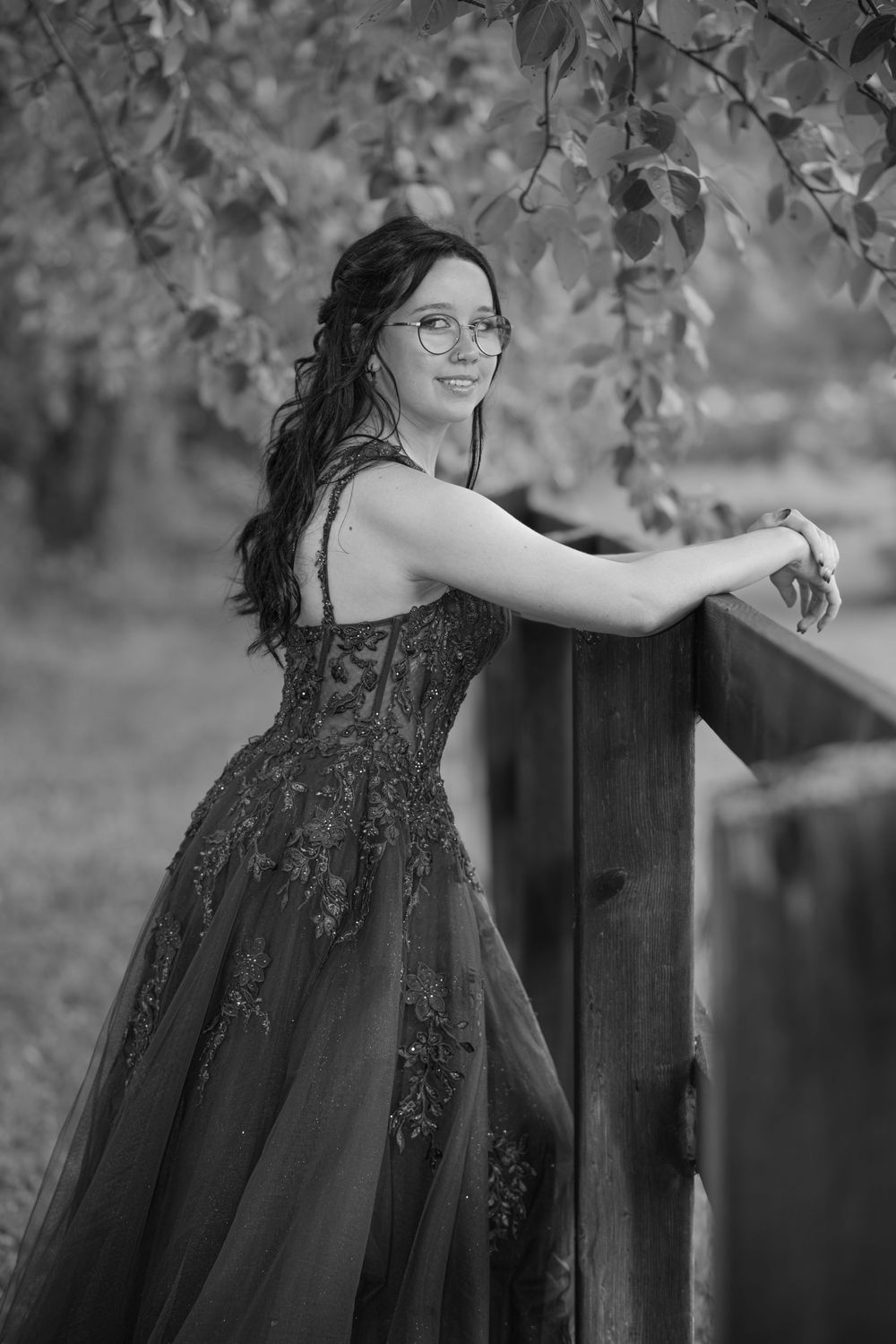 Bal de finissants en noir et blanc